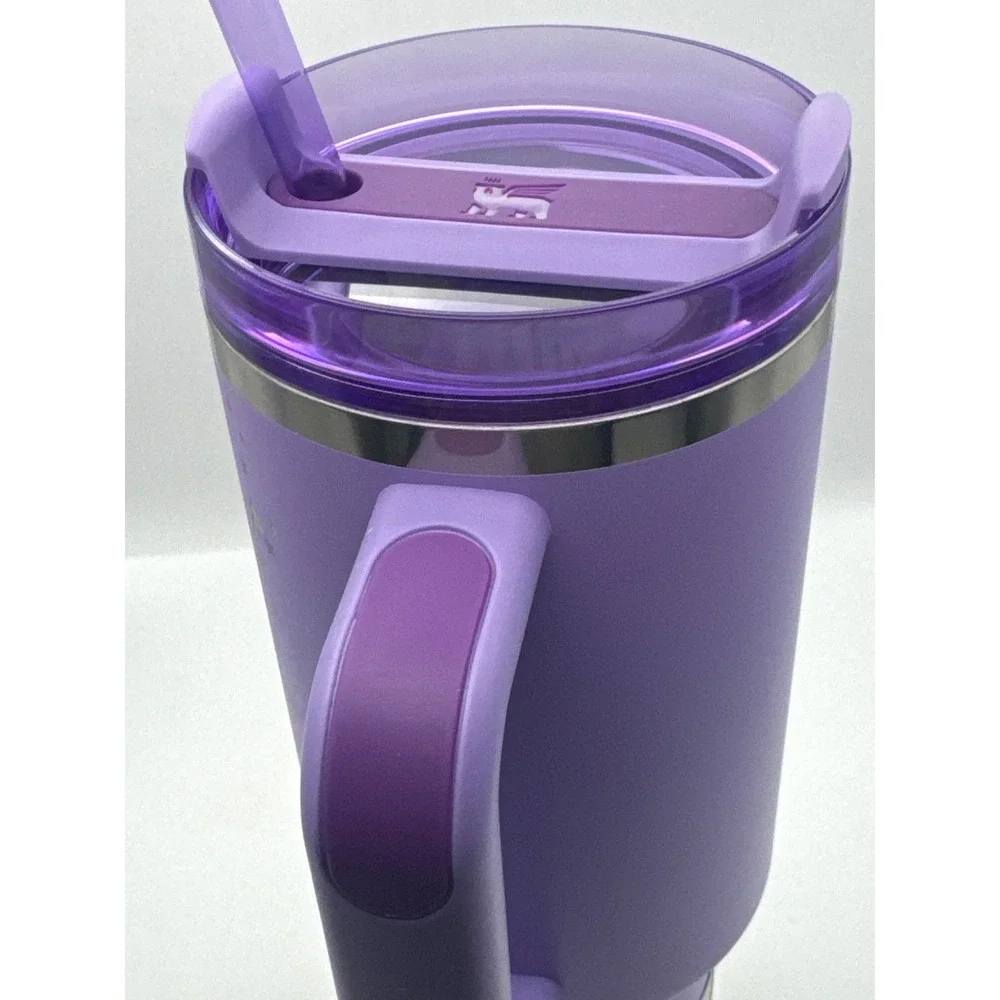 Stanley x Oliva Rodrigo Sour Grape The Flowstate Quencher H2.0 Tumbler 40 OZ NIB - Picture 8 of 11